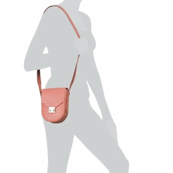 ISADORA Cuoio Made In Italy Leather Croc Crossbody - Picture 8 of 8